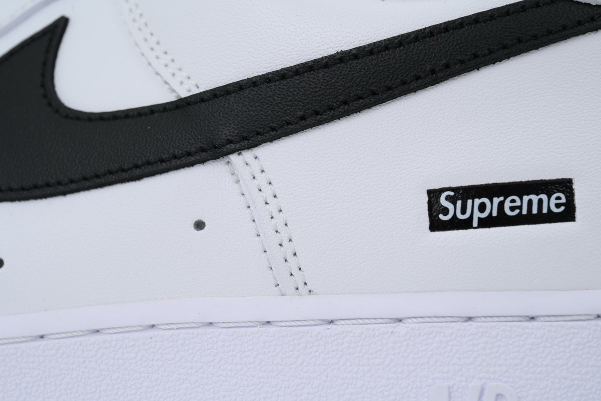 Nike Air Force 1 Low Supreme "White Black" Sneakers