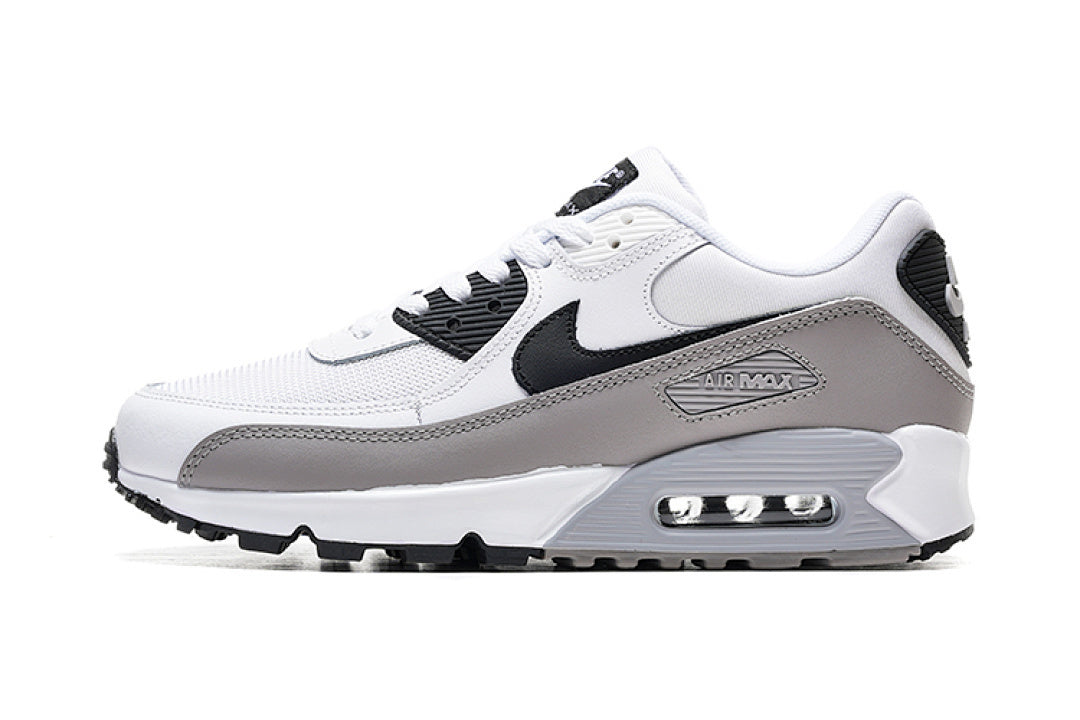 Nike Air Max 90 Essential "White/Black-Wolf Grey"