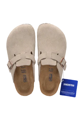 Birkenstock Boston Suede Leather Clogs