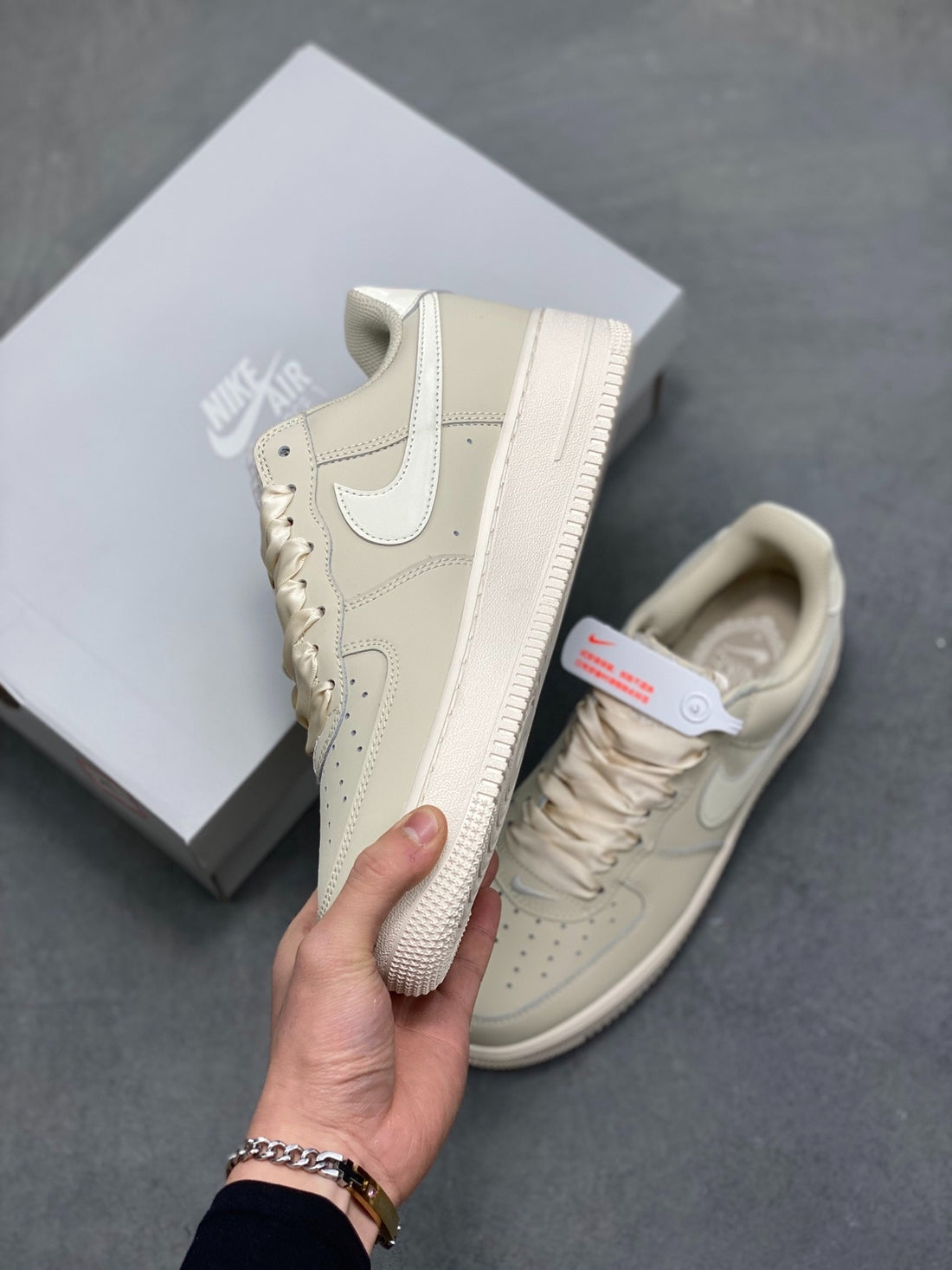Nike Air Force 1 '07 Low "Sail Cream Satin Ribbon"