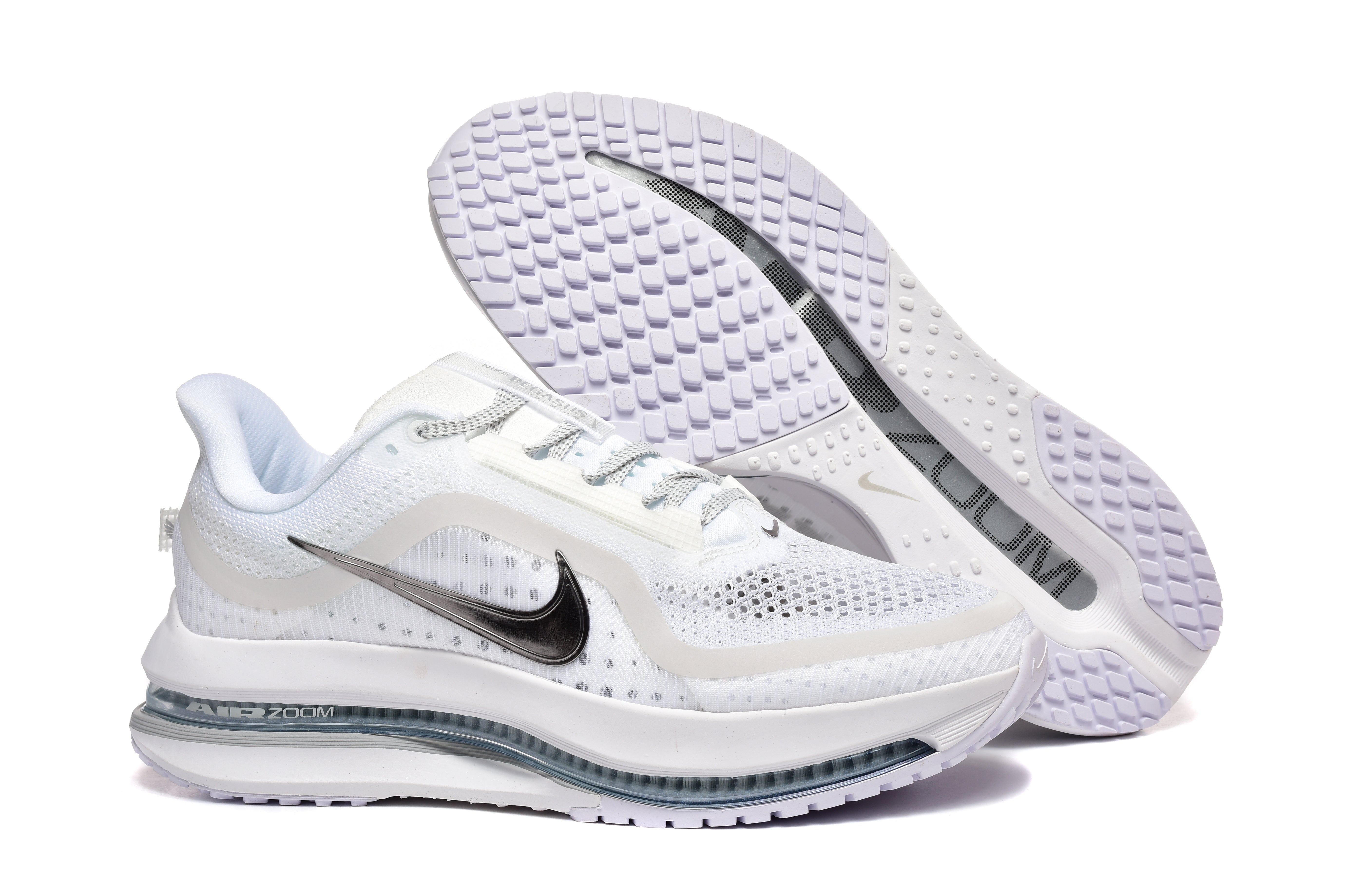 Nike Pegasus Premium Shoes White Metallic Silver