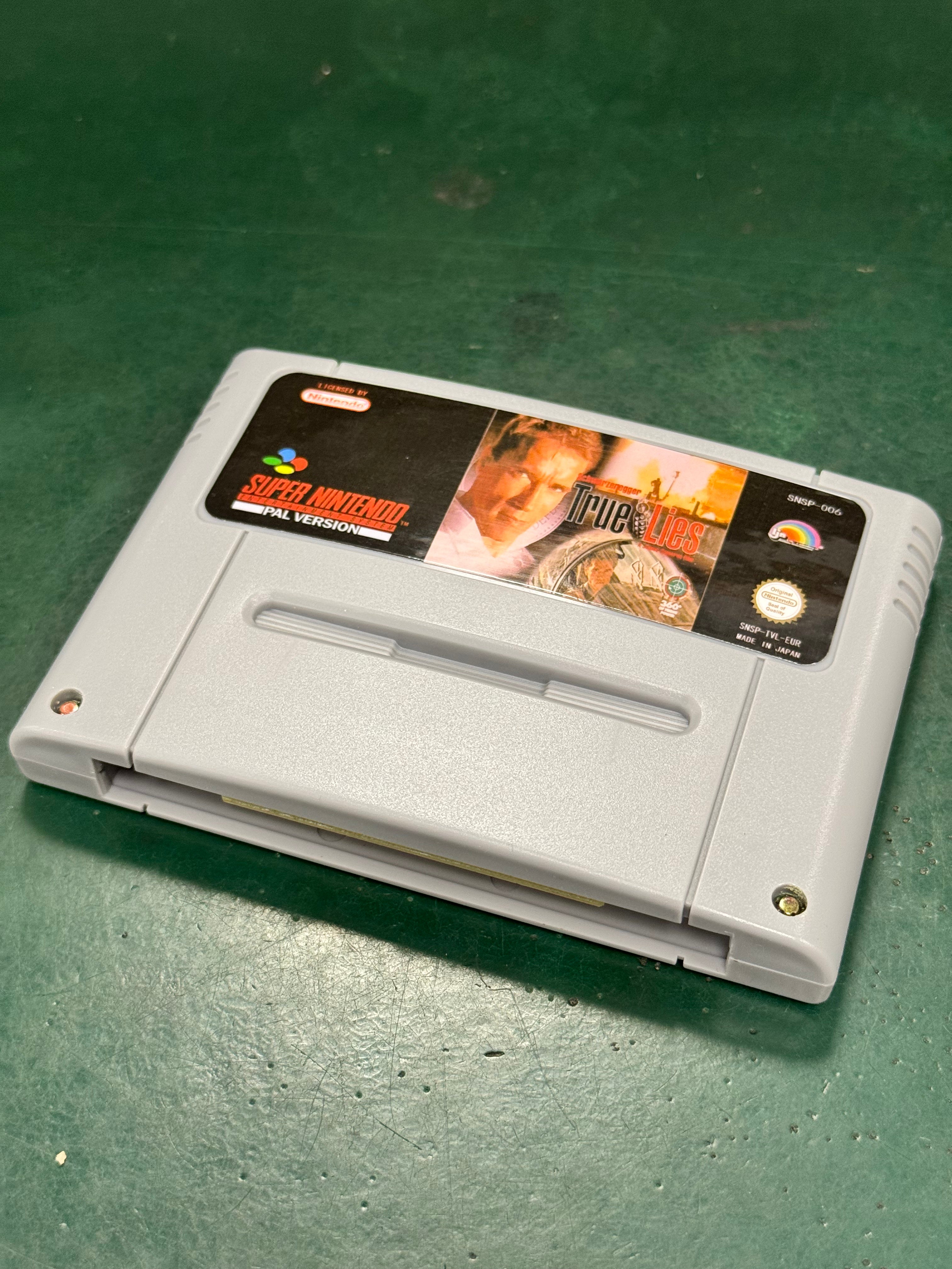 True Lies SNES Super Nintendo PAL EUR Video Game Cartridge |Cart Only|