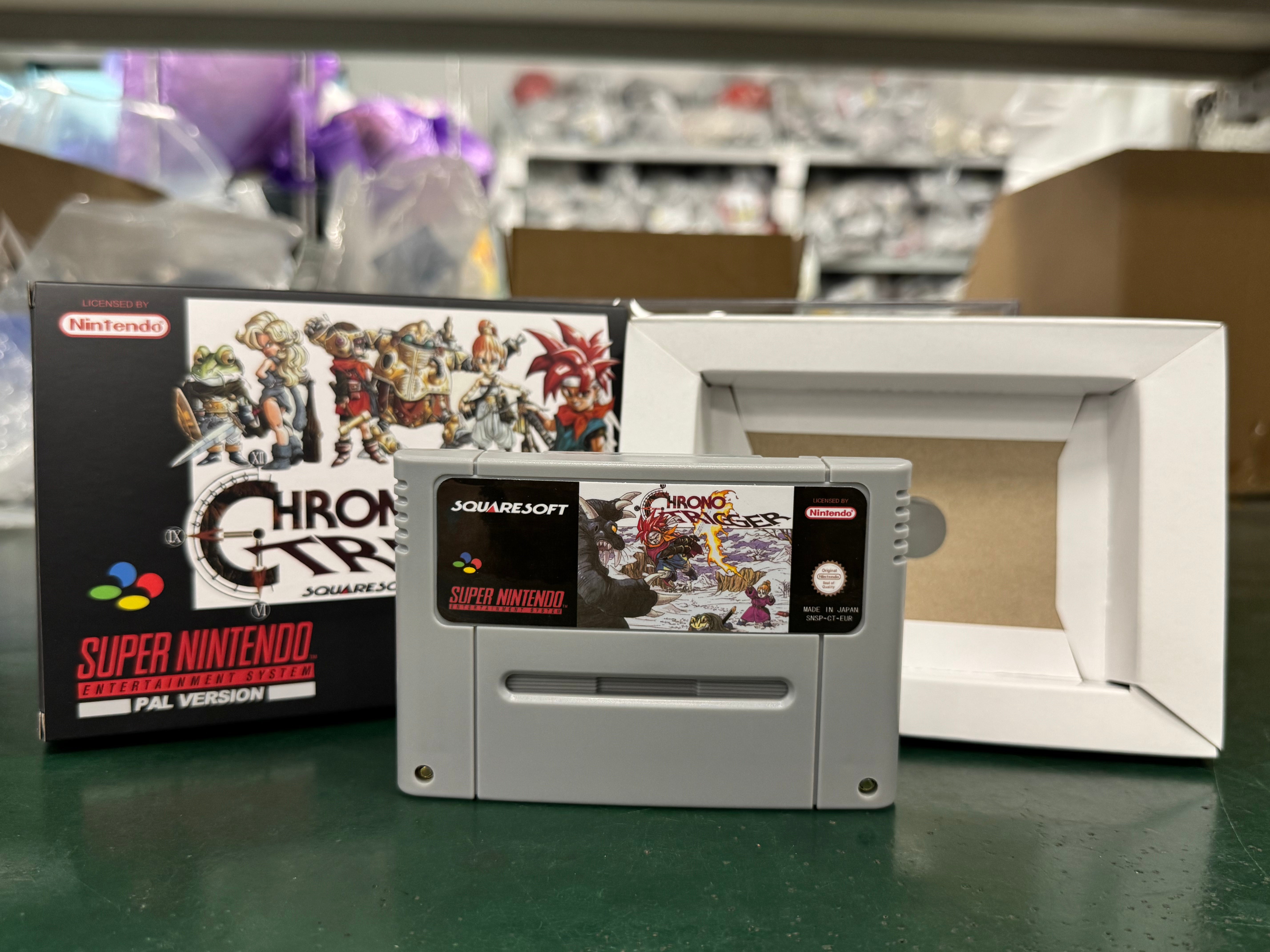 Chrono Trigger (SNES) Super Nintendo (PAL EUR) Video Game with Box
