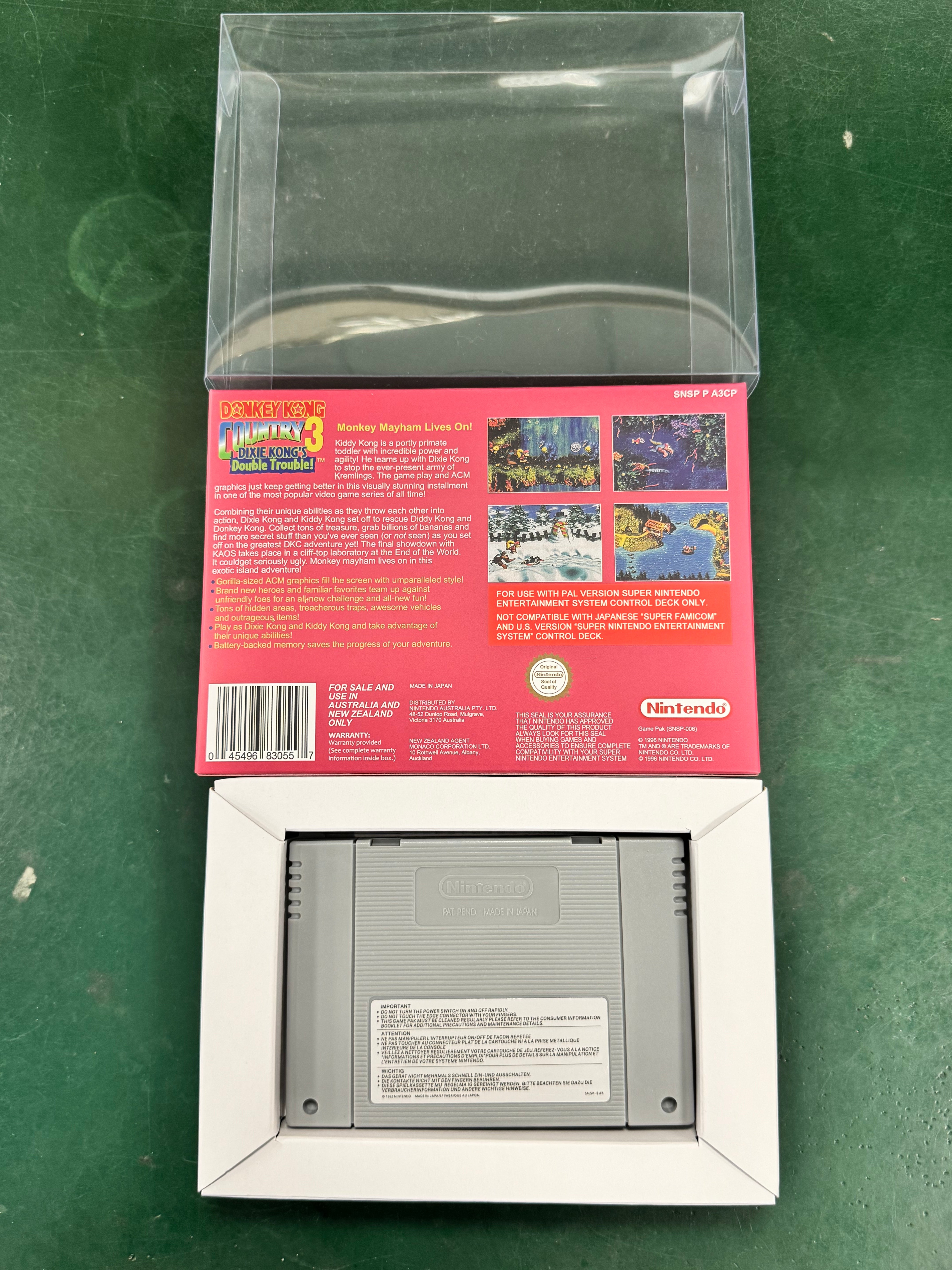 Donkey Kong Country 3 Dixie Kong's Double Trouble! SNES PAL Game (Complete in Box)