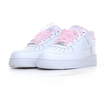 Nike Air Force 1 Low '07 "White/Pink Velvet Laces"