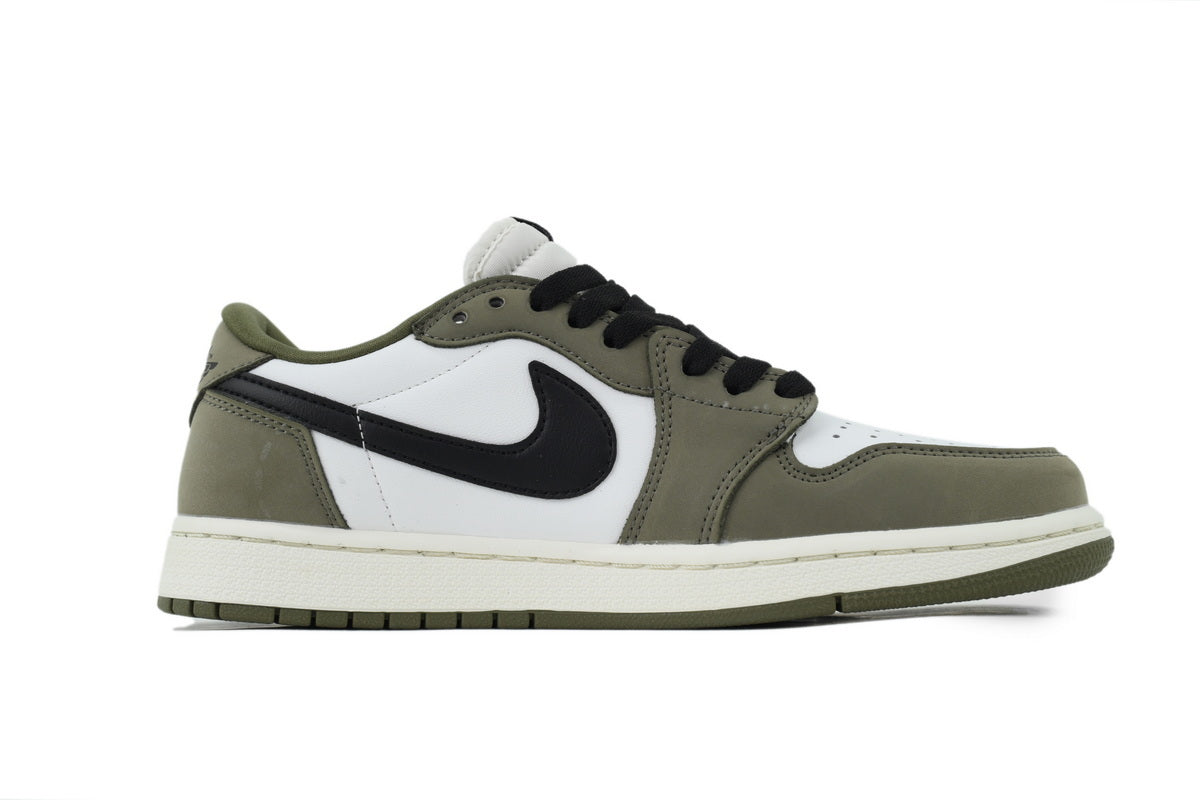 Air Jordan 1 Retro Low OG "Medium Olive" Sneakers