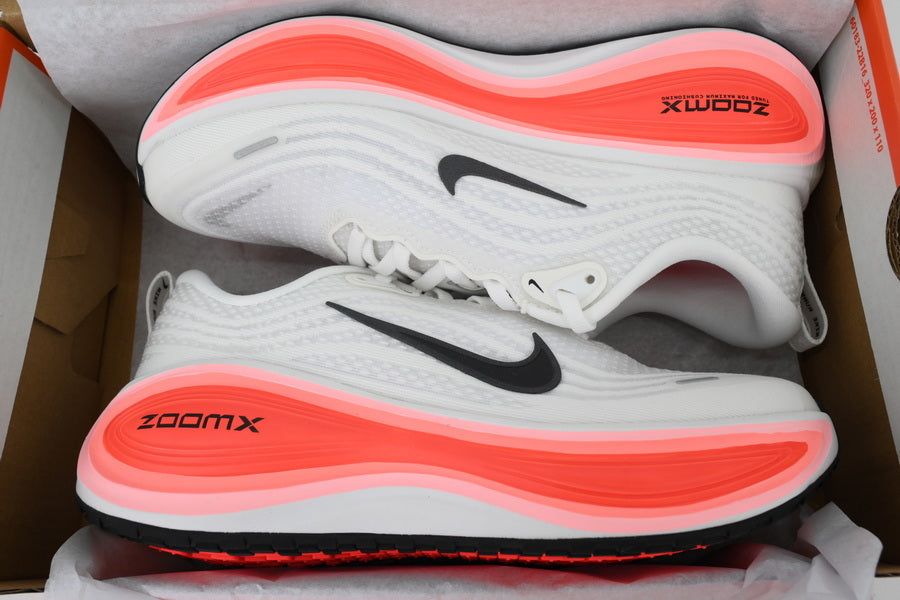 Nike Vomero Plus Men's Road Running Shoes - White/Bright Crimson