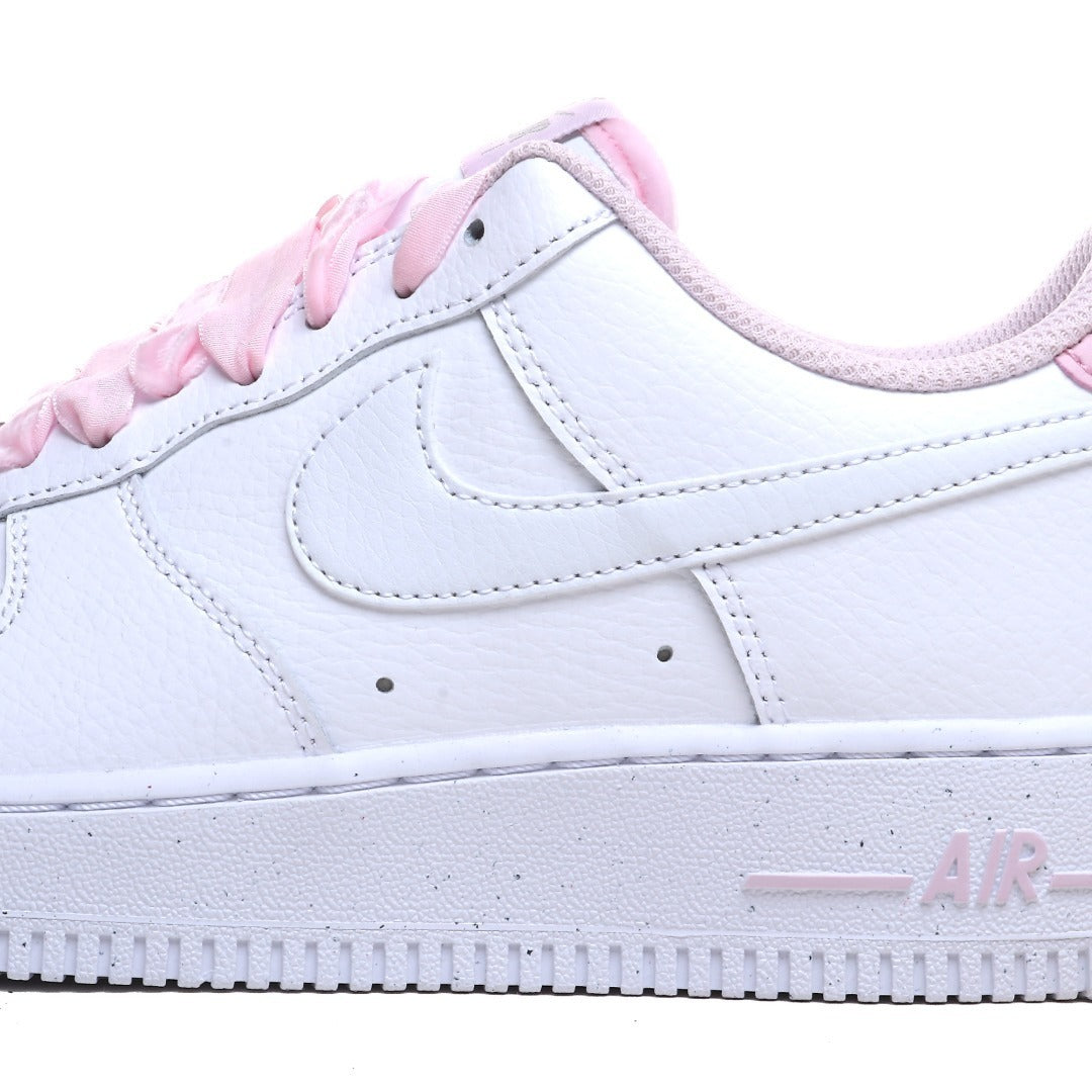 Nike Air Force 1 Low '07 "White/Pink Velvet Laces"
