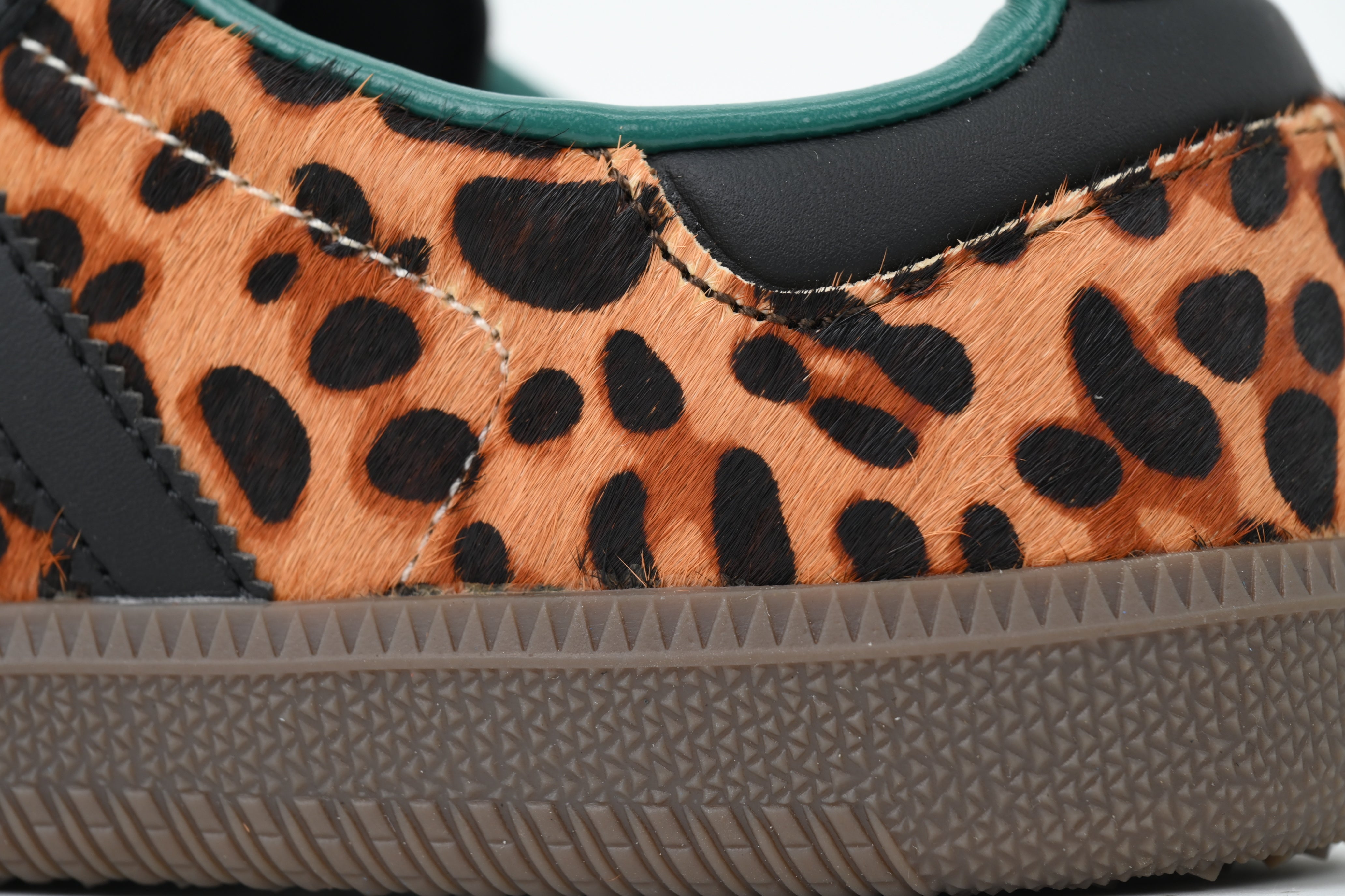 adidas Samba OG Black Green Leopard Women's