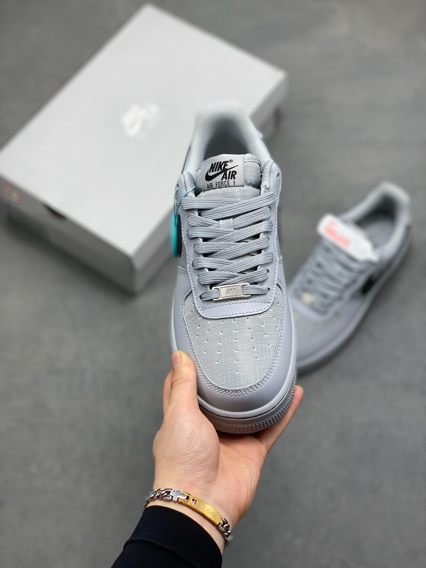 Nike Air Force 1 '07 Low "Grey Textured Panels"