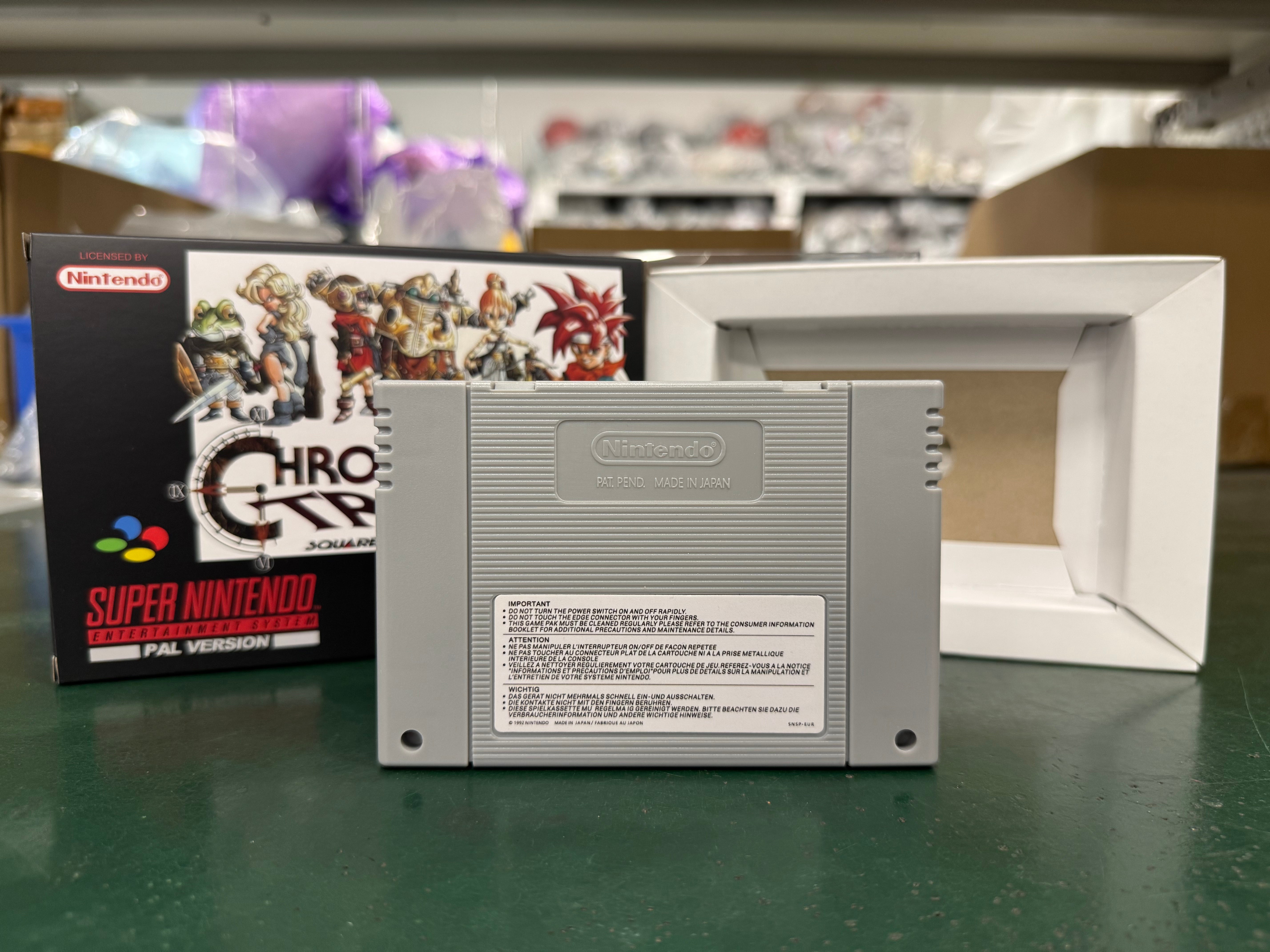 Chrono Trigger (SNES) Super Nintendo (PAL EUR) Video Game with Box