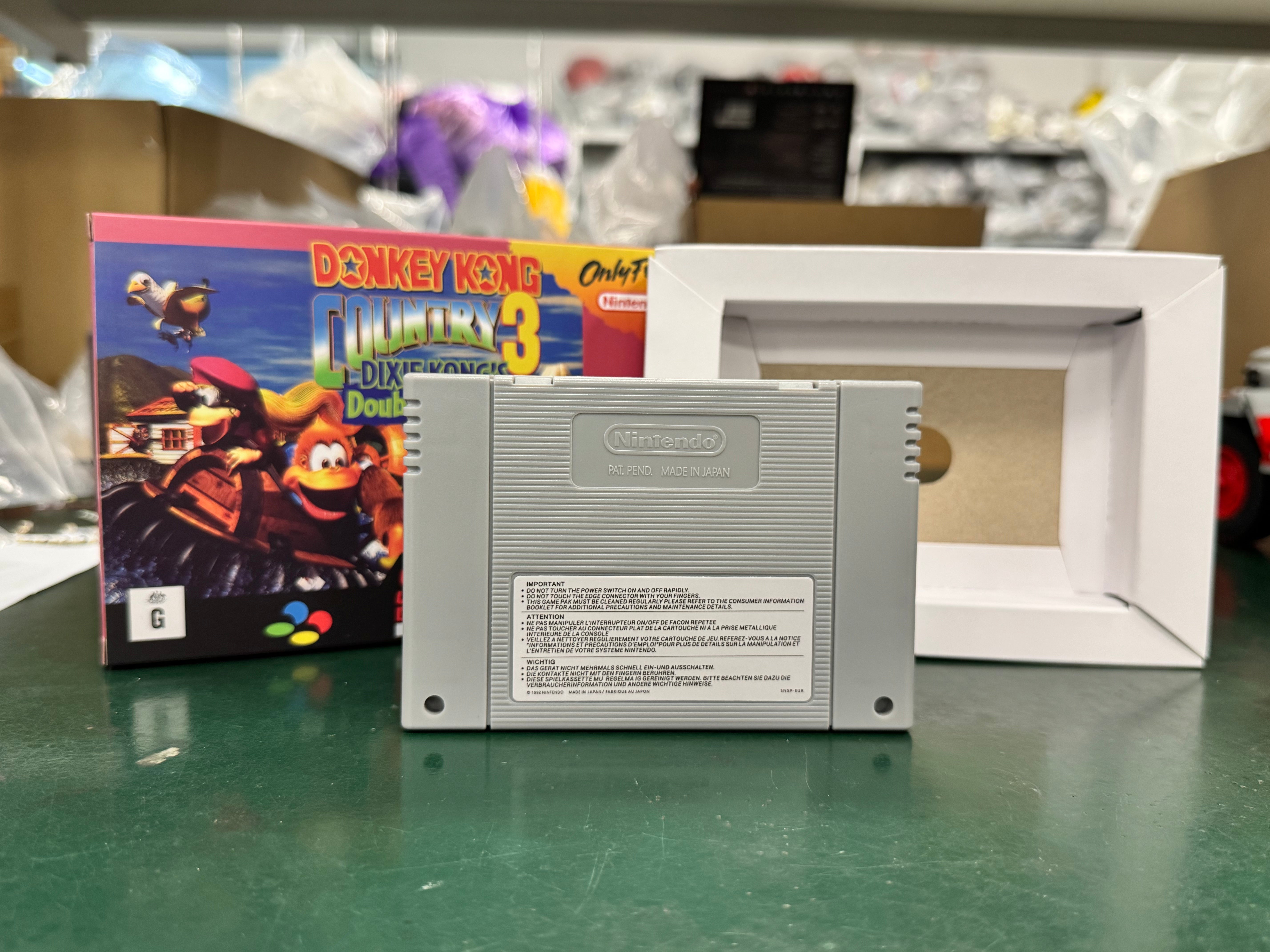 Donkey Kong Country 3 Dixie Kong's Double Trouble! SNES PAL Game (Complete in Box)