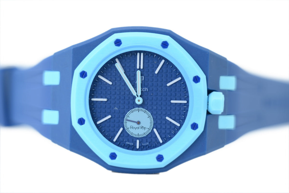 Swatch x Audemars Piguet Royal Pop "Blue Hero" Watch