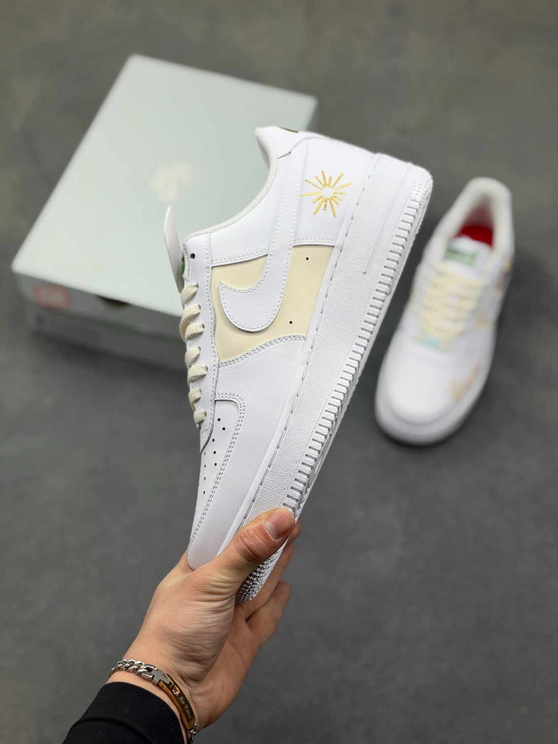 Nike Air Force 1 '07 Low "White Pegasus & Festive Embroidery"