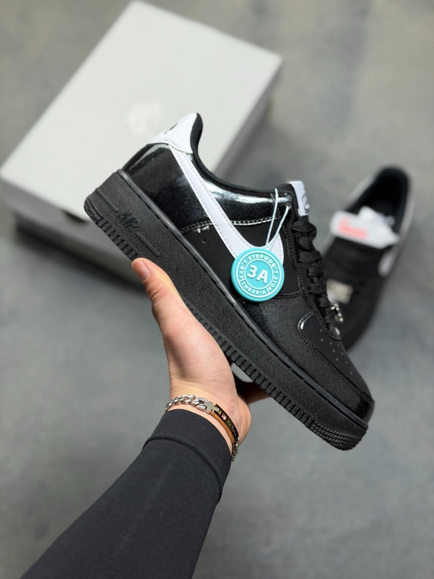 Nike Air Force 1 '07 Low Black Patent