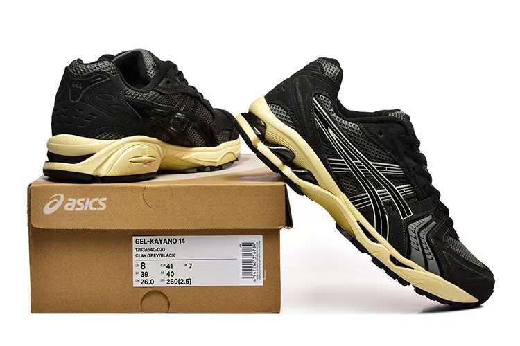 ASICS GEL-KAYANO 14 "Black/Cream"