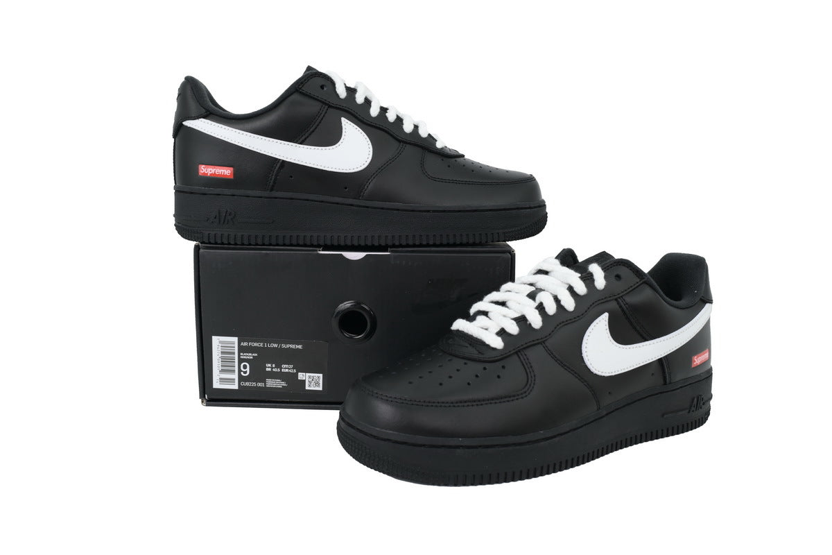 Nike Air Force 1 Low Supreme "Black White"