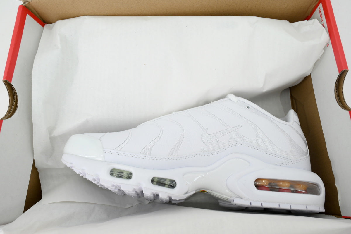 Nike Air Max Plus TN "Triple White" Sneakers