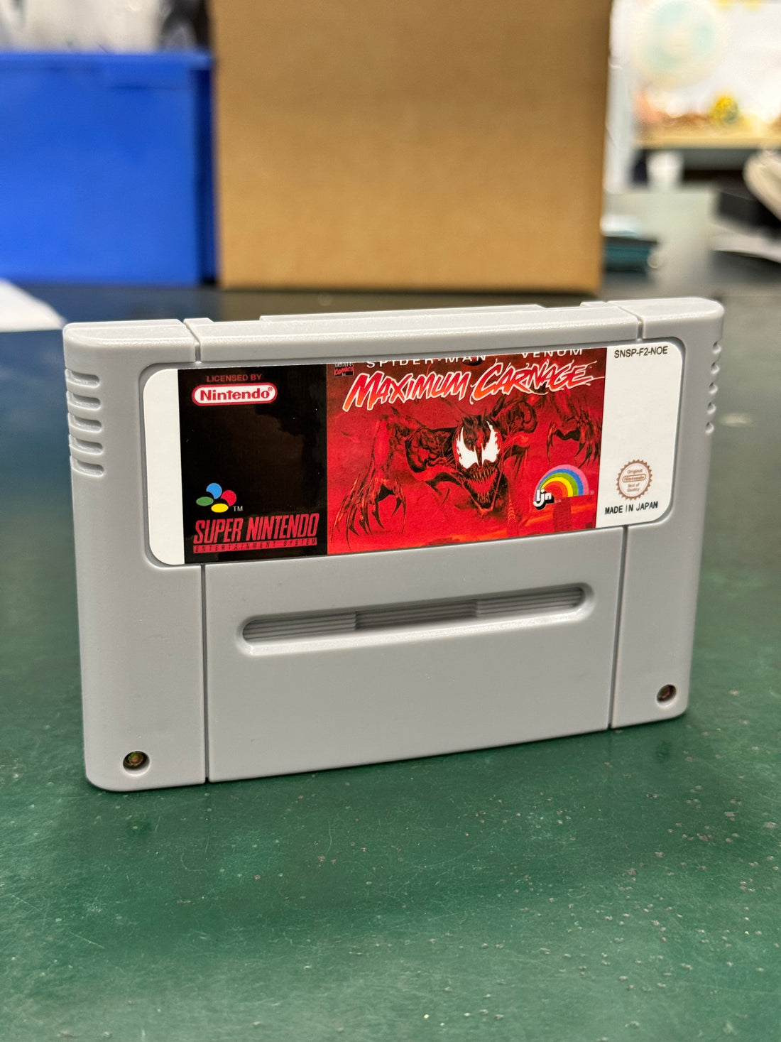 Spider-Man Venom  Maximum Carnage SNES Super Nintendo PAL EUR Video Game Cartridge |Cart Only|