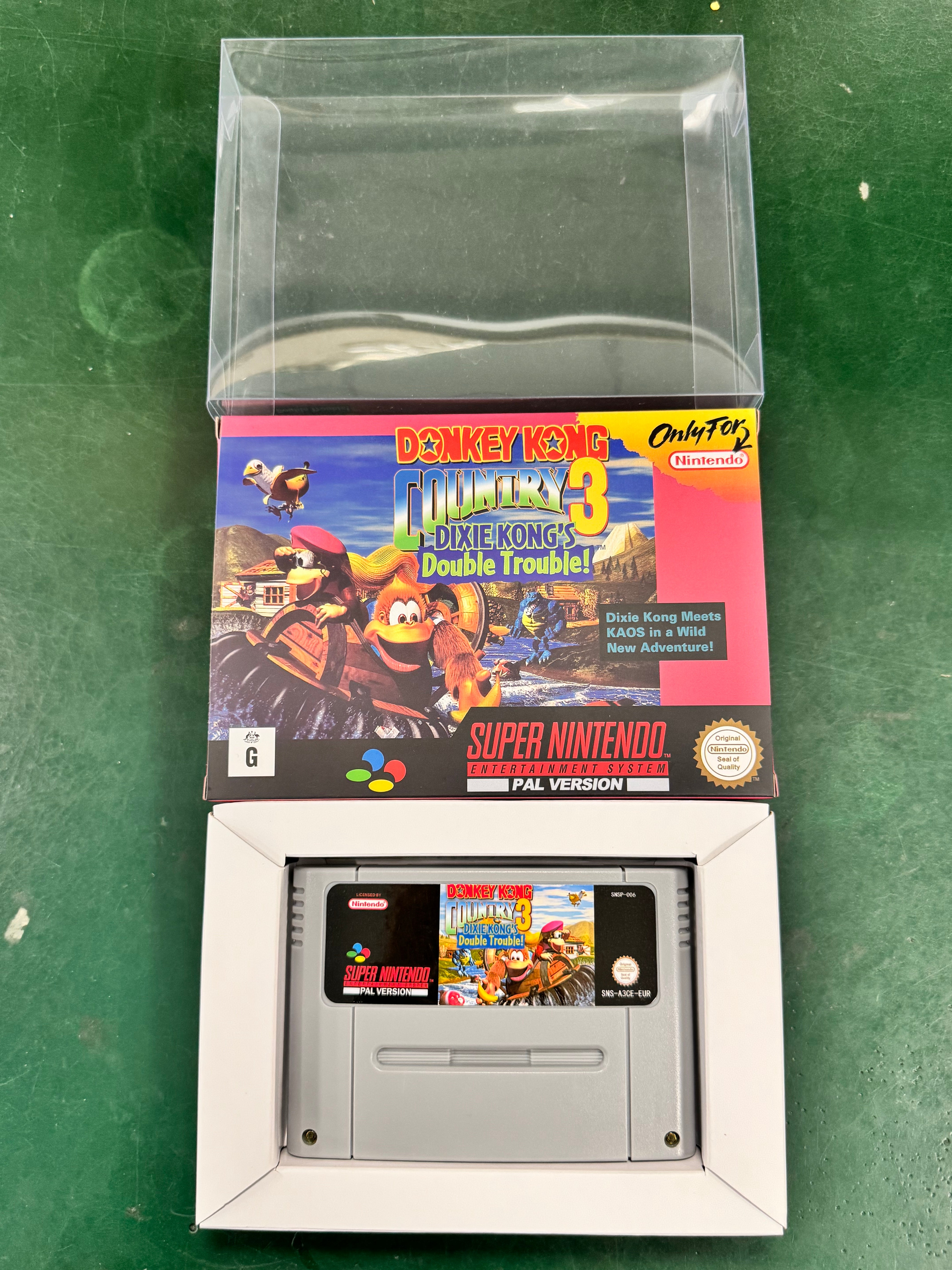 Donkey Kong Country 3 Dixie Kong's Double Trouble! SNES PAL Game (Complete in Box)
