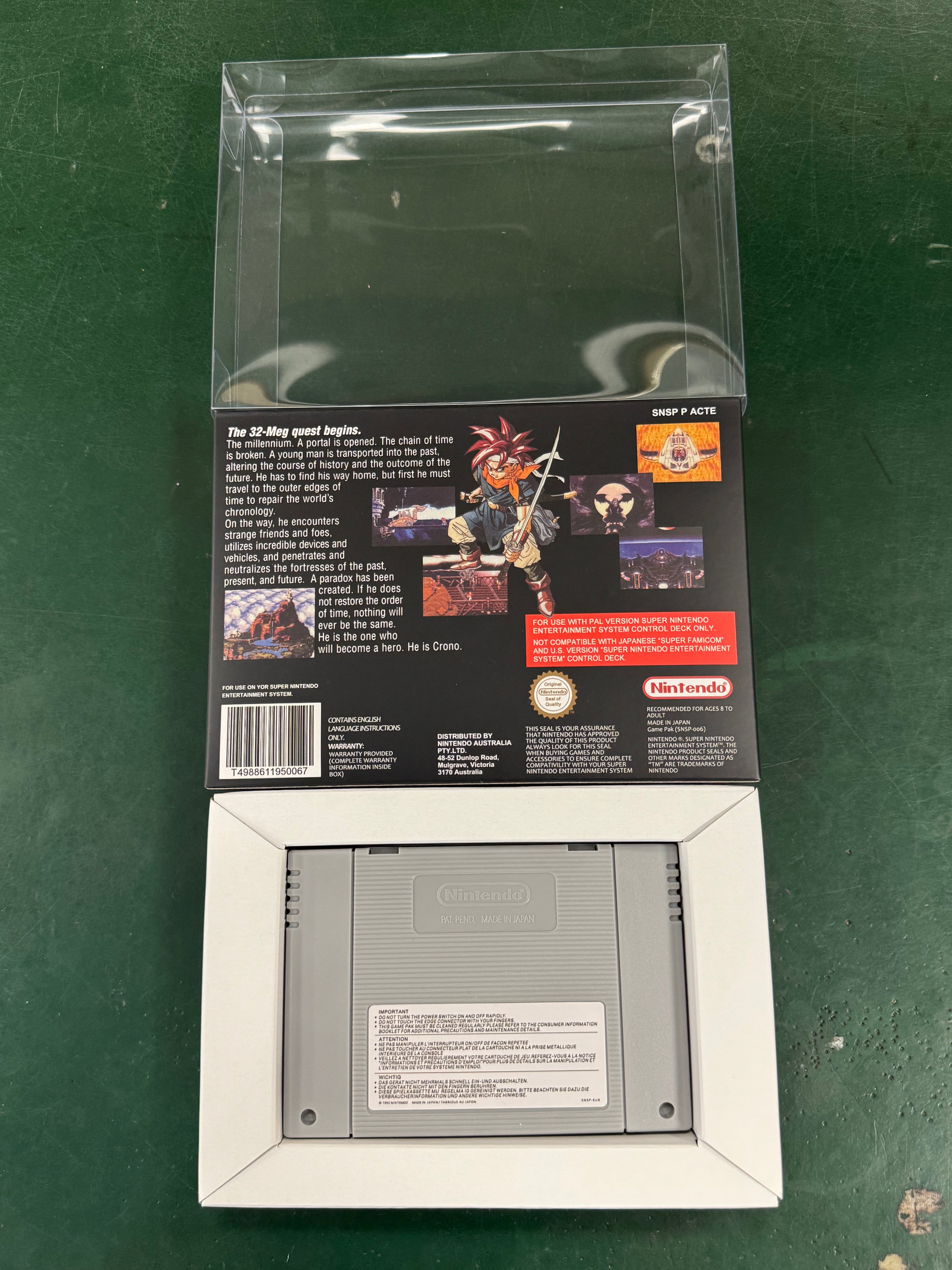 Chrono Trigger (SNES) Super Nintendo (PAL EUR) Video Game with Box