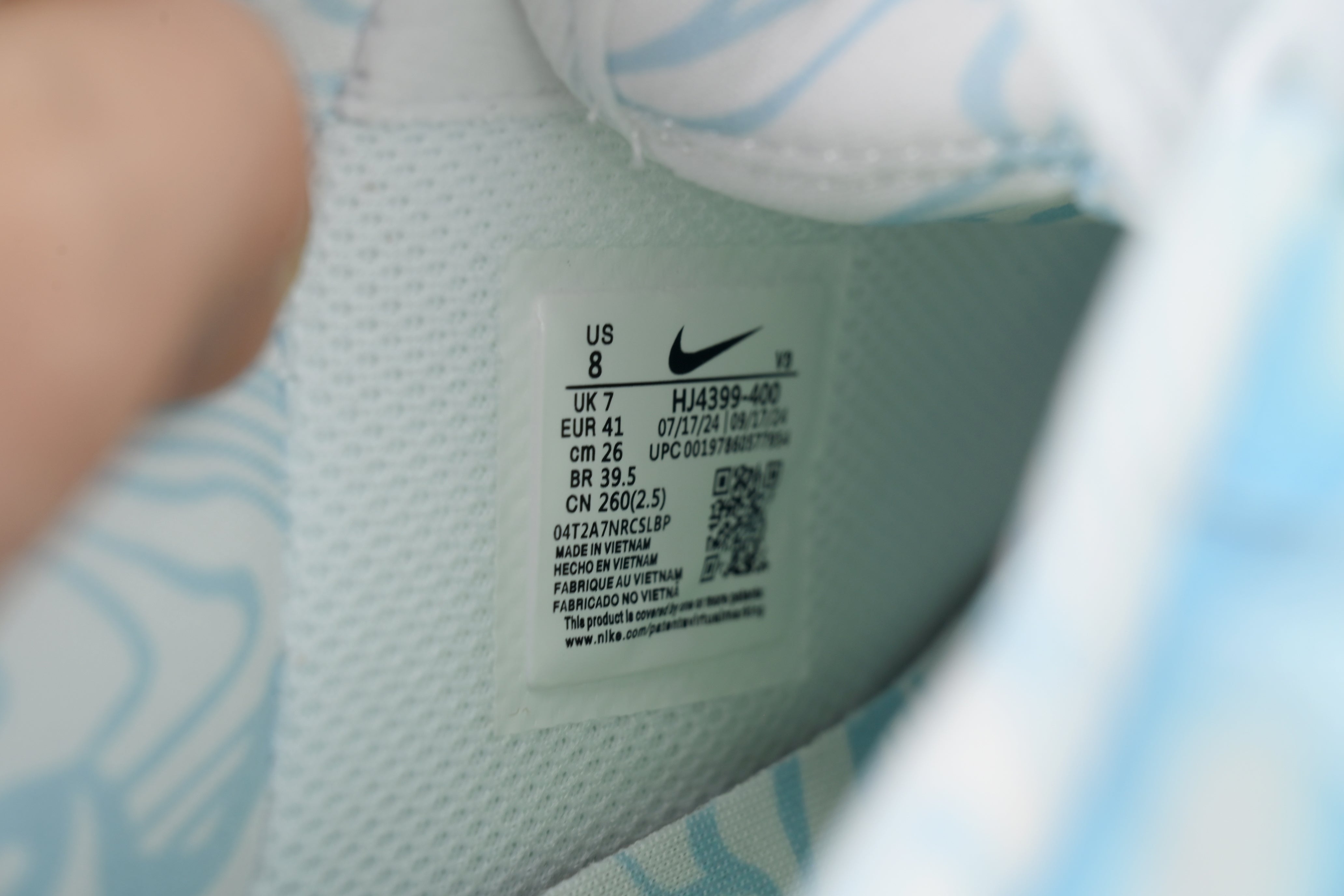 Nike Air Force 1 Low Serena Williams Design Crew "Psychic Blue" (Women's)