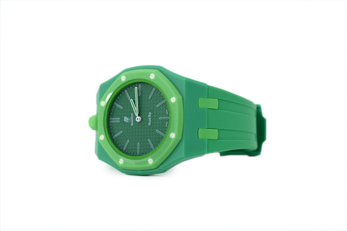 Swatch x Audemars Piguet Royal Pop "Green Eight" Watch