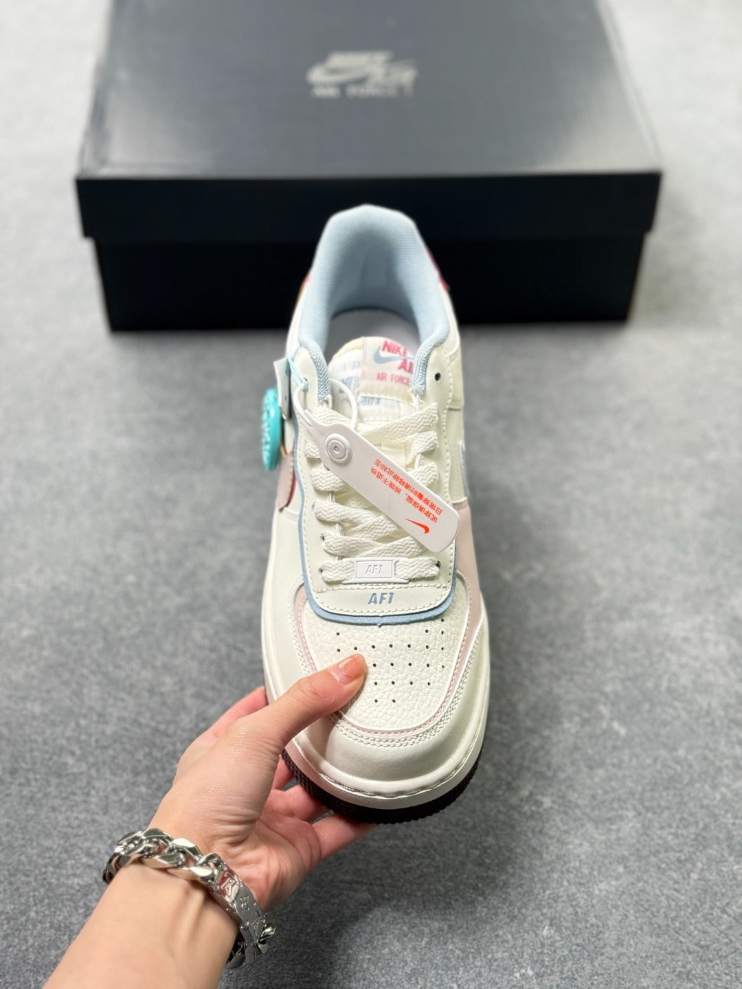 Nike Air Force 1 Shadow "Sail Cream & Dusty Pink"