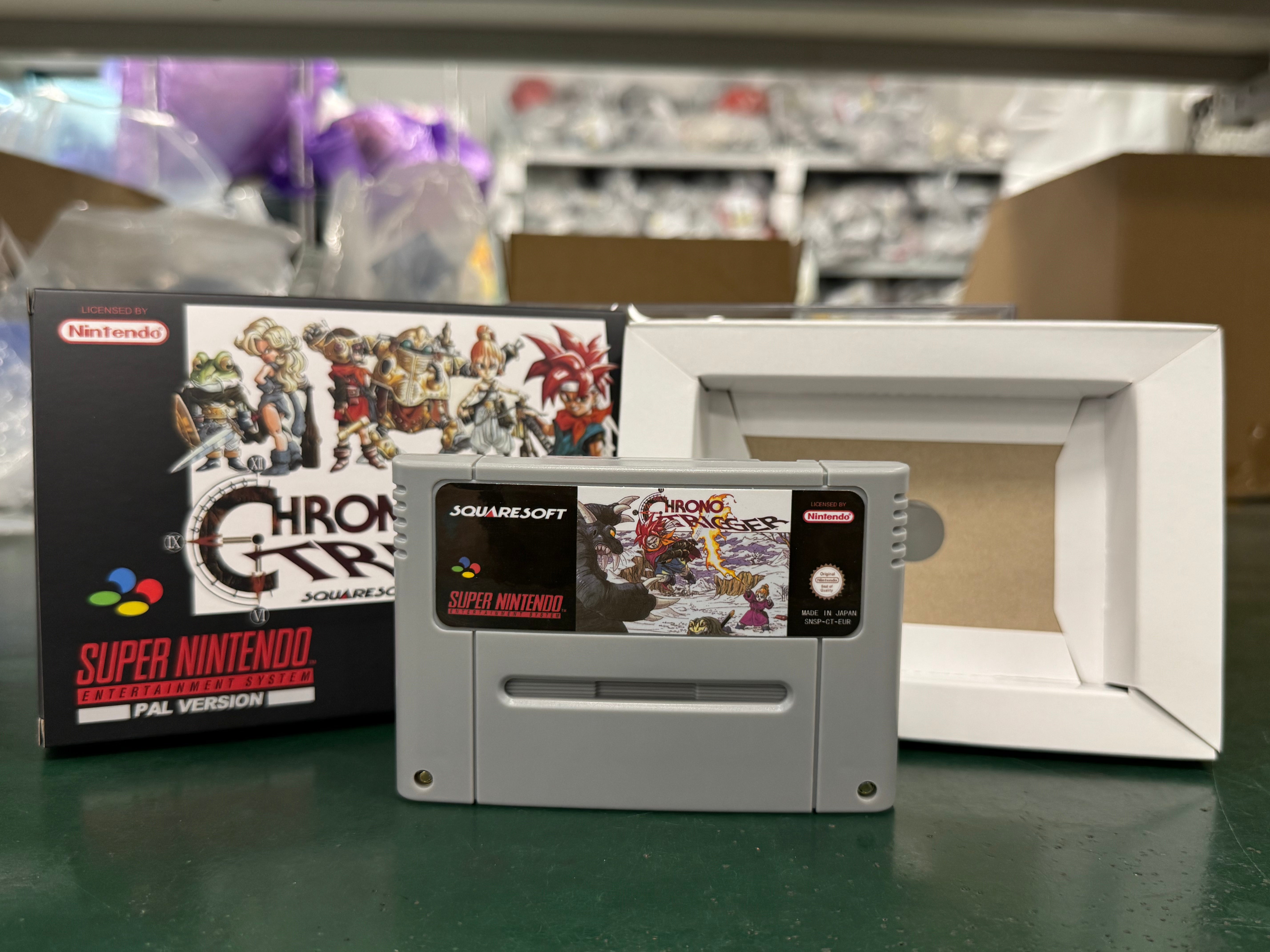 Chrono Trigger (SNES) Super Nintendo (PAL EUR) Video Game with Box