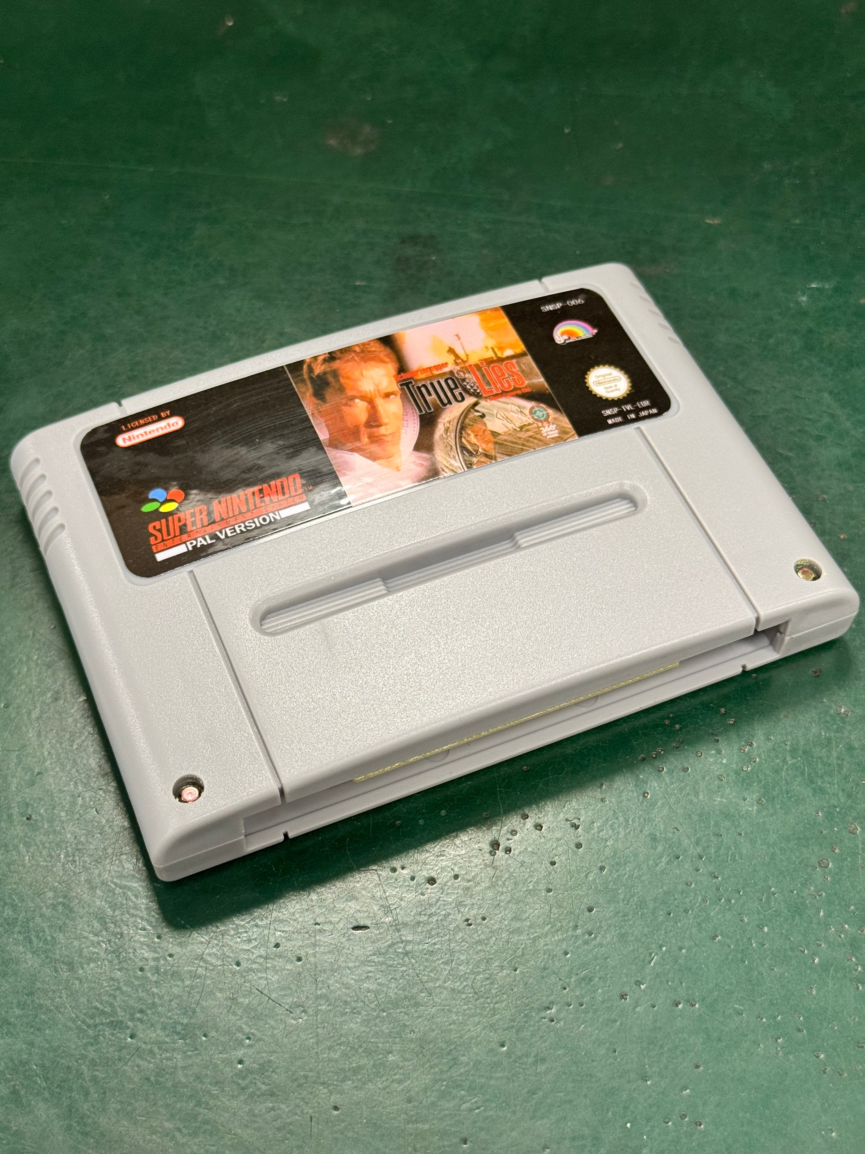 True Lies SNES Super Nintendo PAL EUR Video Game Cartridge |Cart Only|