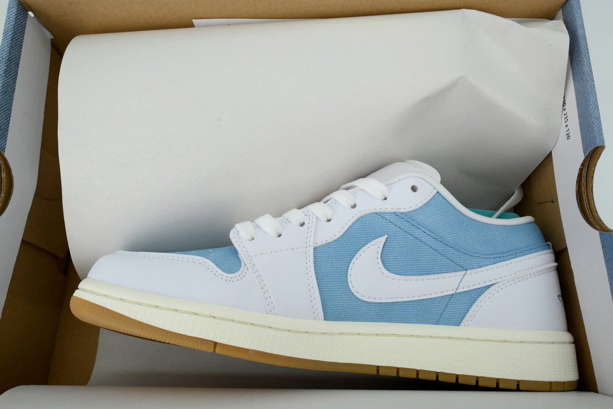 Air Jordan 1 Low SE "Denim Worn Blue" Women's Sneakers