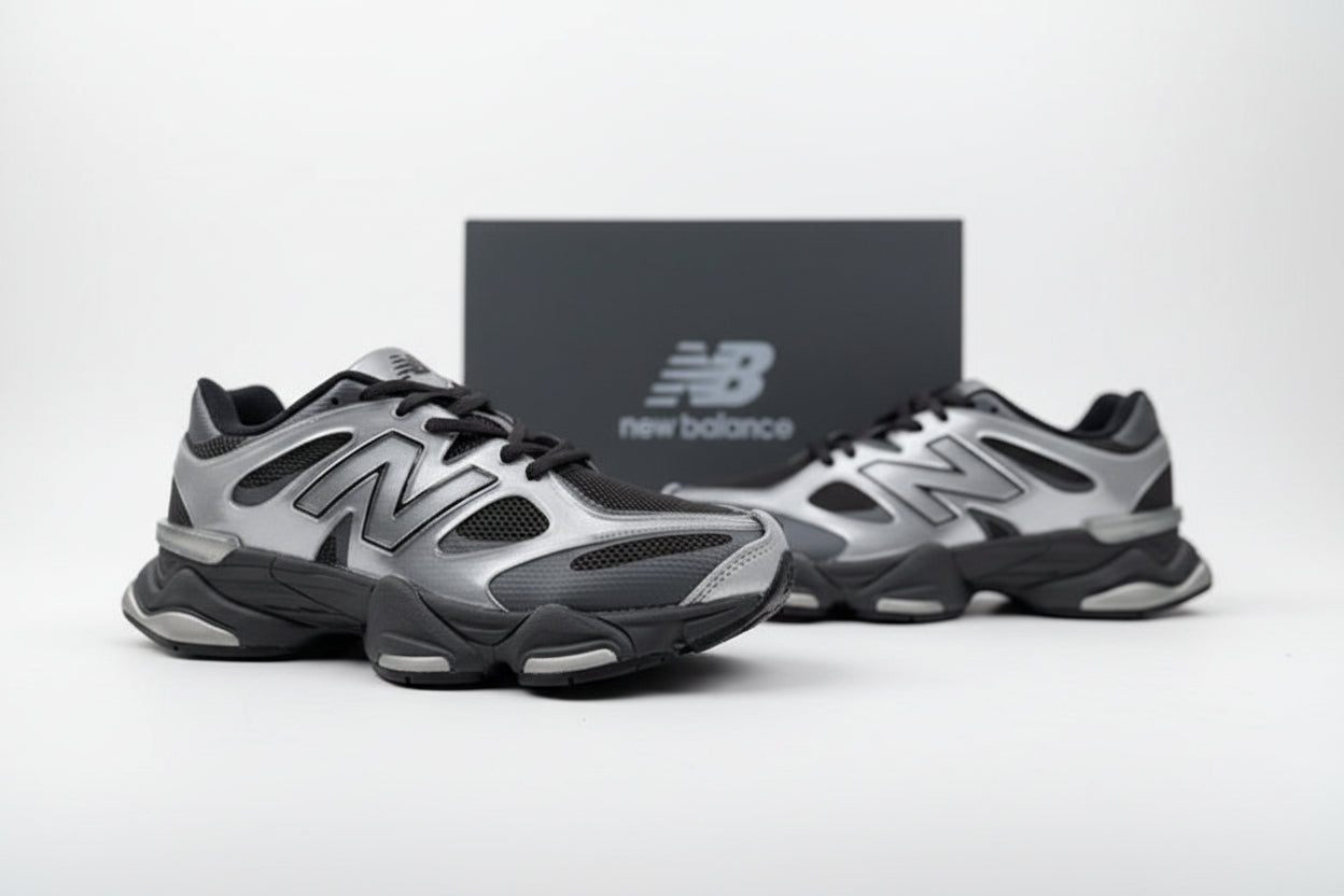 New Balance 9060 "Black/Metallic Silver"