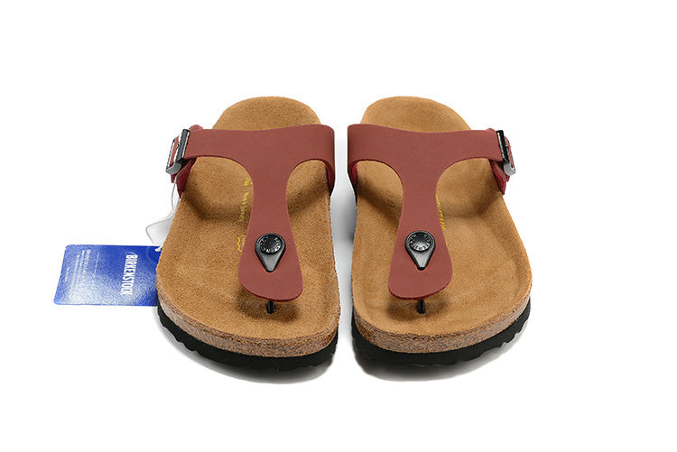 Birkenstock Gizeh  Sandals - Maroon