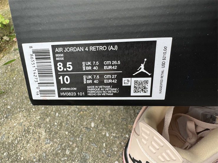 Women's Air Jordan 4 Retro "Shy Pink"