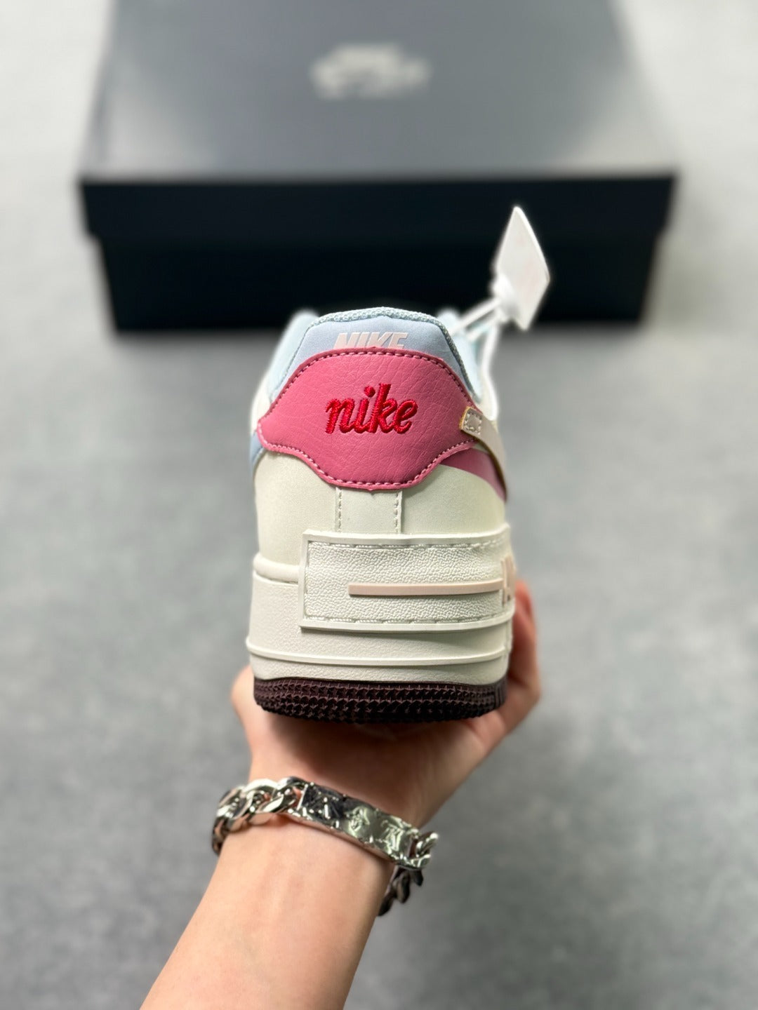 Nike Air Force 1 Shadow "Sail Cream & Dusty Pink"