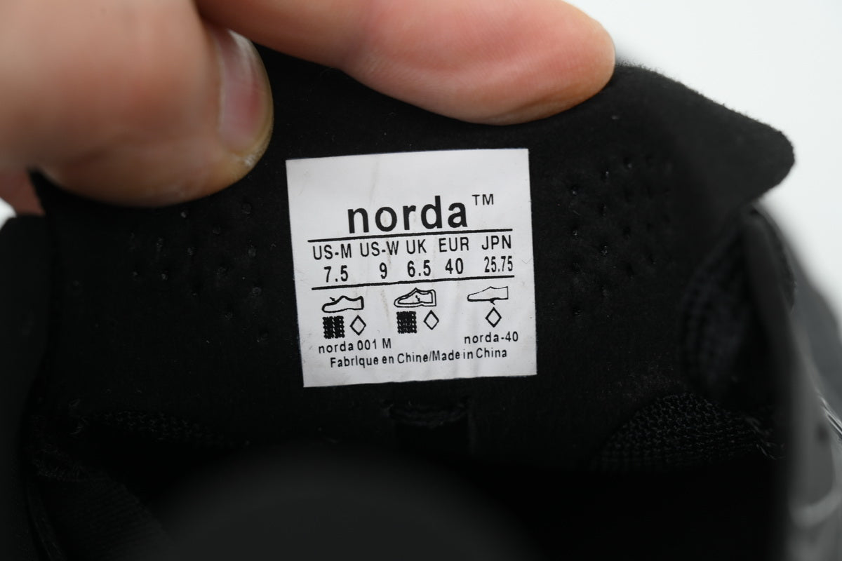 Norda 001 Trail Running Shoes "Stealth Black"