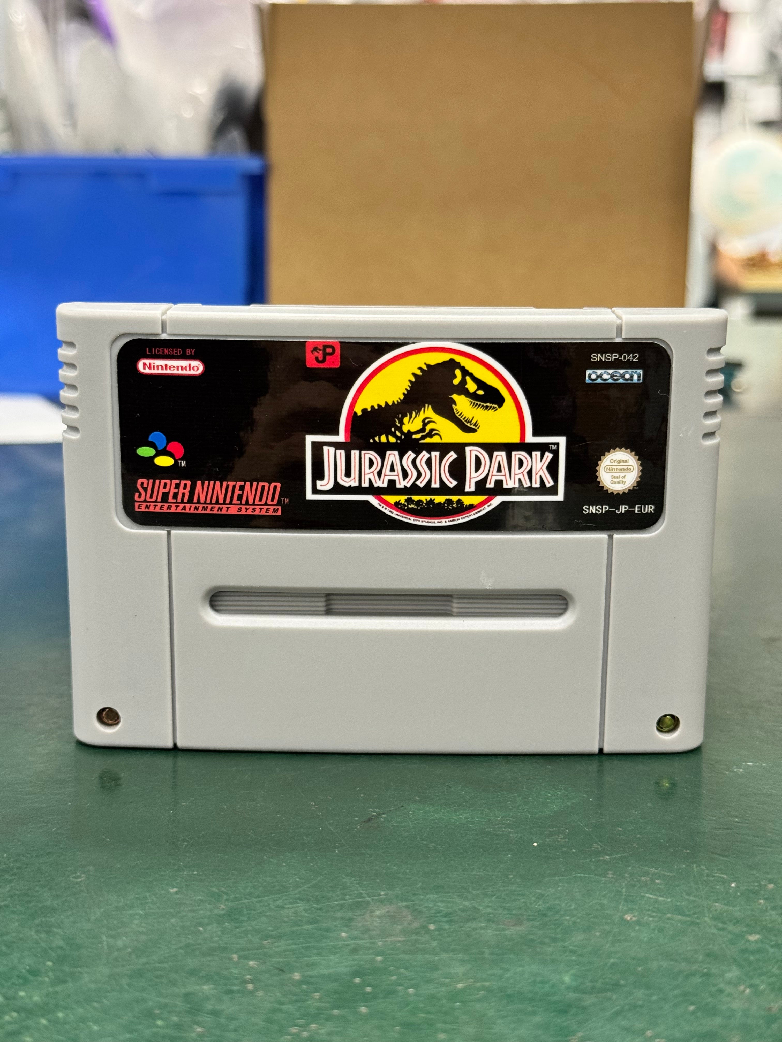Jurassic Park Gig  SNES Super Nintendo PAL EUR Video Game Cartridge | Cart Only|