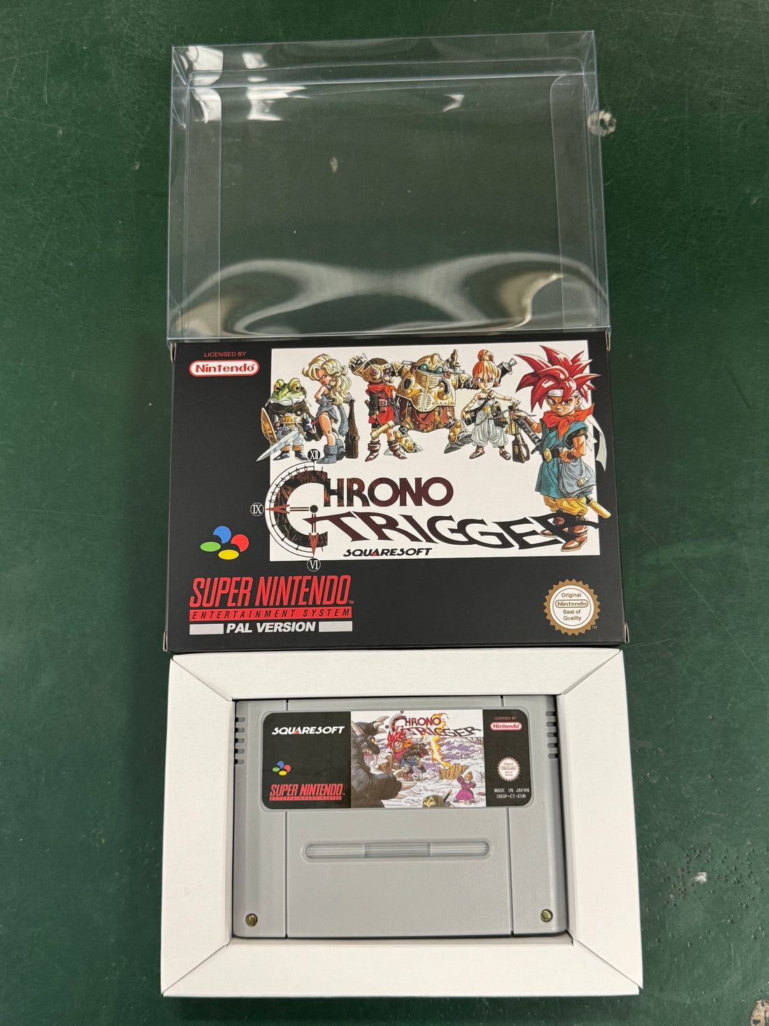 Chrono Trigger (SNES) Super Nintendo (PAL EUR) Video Game with Box