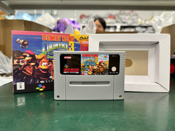 Donkey Kong Country 3 Dixie Kong's Double Trouble! SNES PAL Game (Complete in Box)