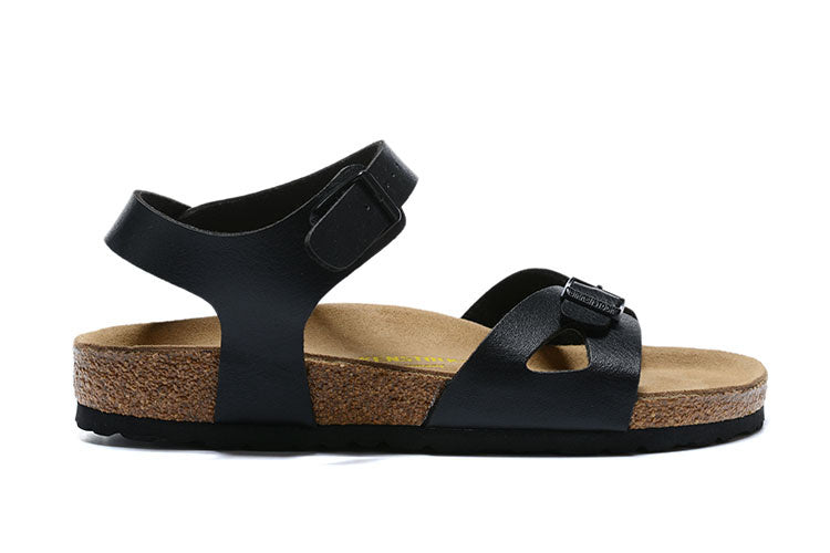Birkenstock Rio Birko-Flor Sandals - Black