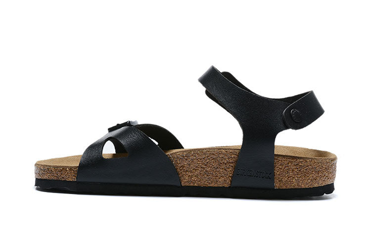 Birkenstock Rio Birko-Flor Sandals - Black