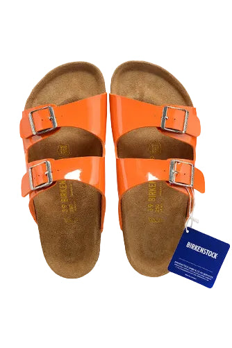 Birkenstock Arizon Sandals - Neon Orange