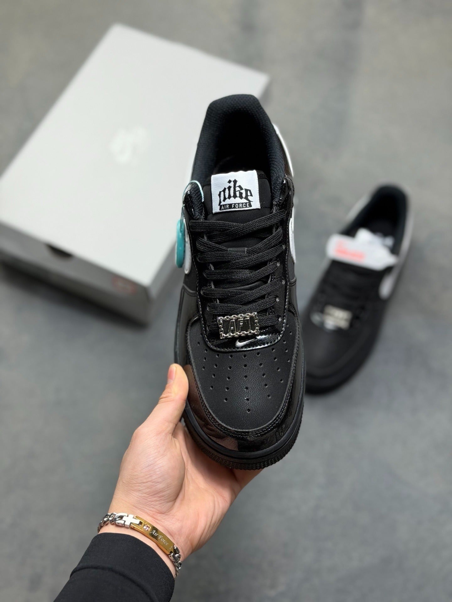 Nike Air Force 1 '07 Low Black Patent