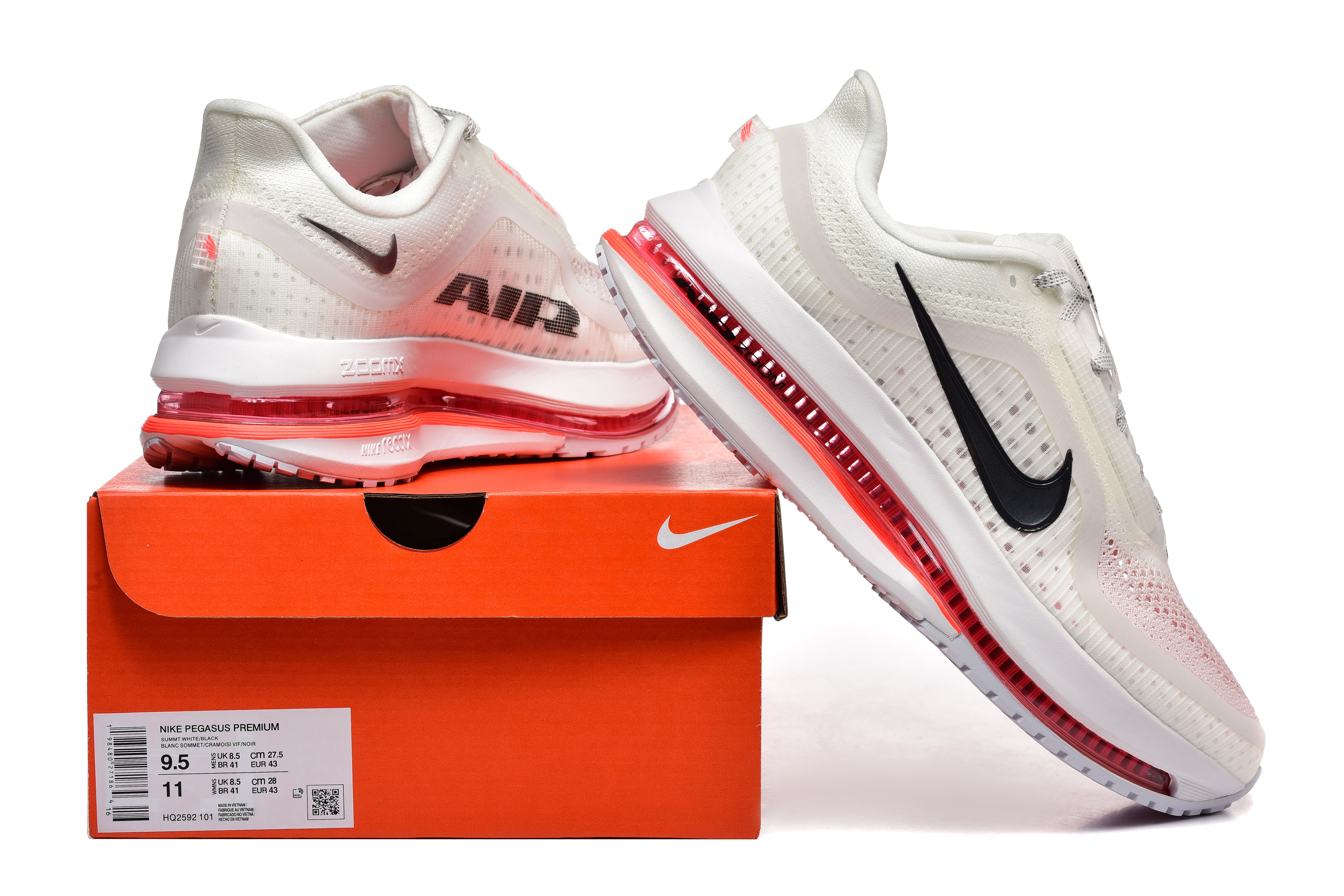 Nike Pegasus Premium Shoes - Summit White Crimson