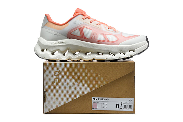 On Cloudtilt Remix Shoes Faded Peach Ivory