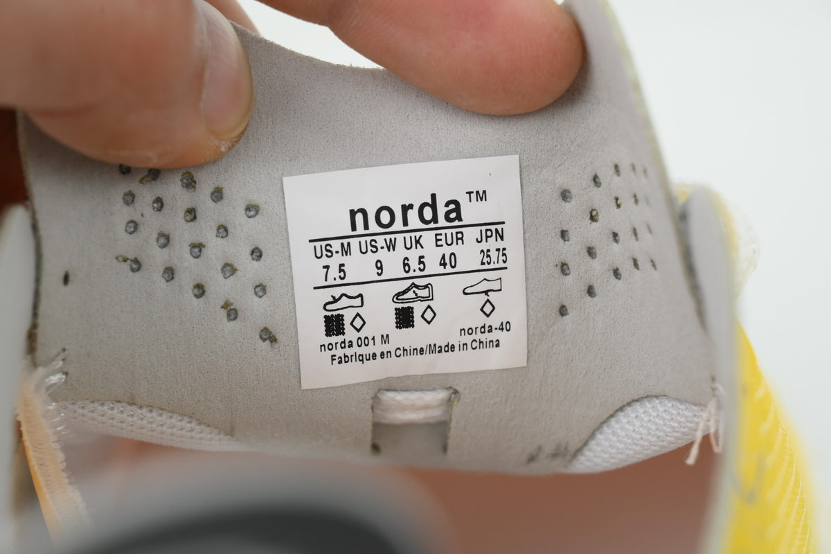 Norda 001 Trail Running Shoes "Sulfur Yellow / Lemon / White"