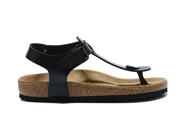 Birkenstock Kairo Leather Sandals - Black