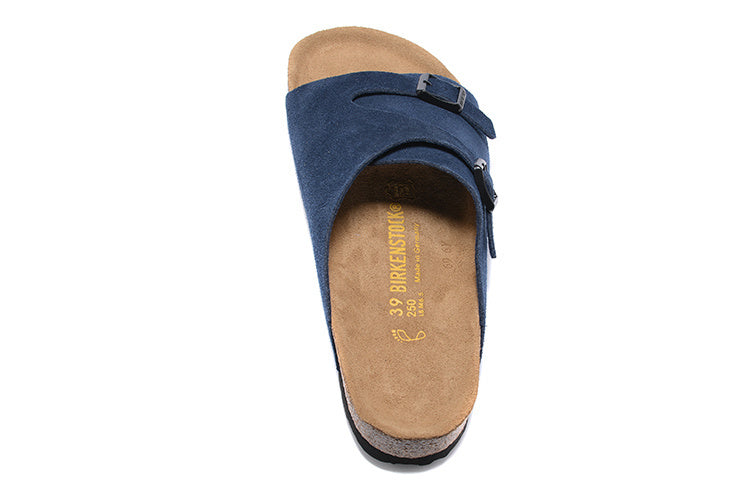 Birkenstock Zurich Suede Leather Sandals - Ultra Blue
