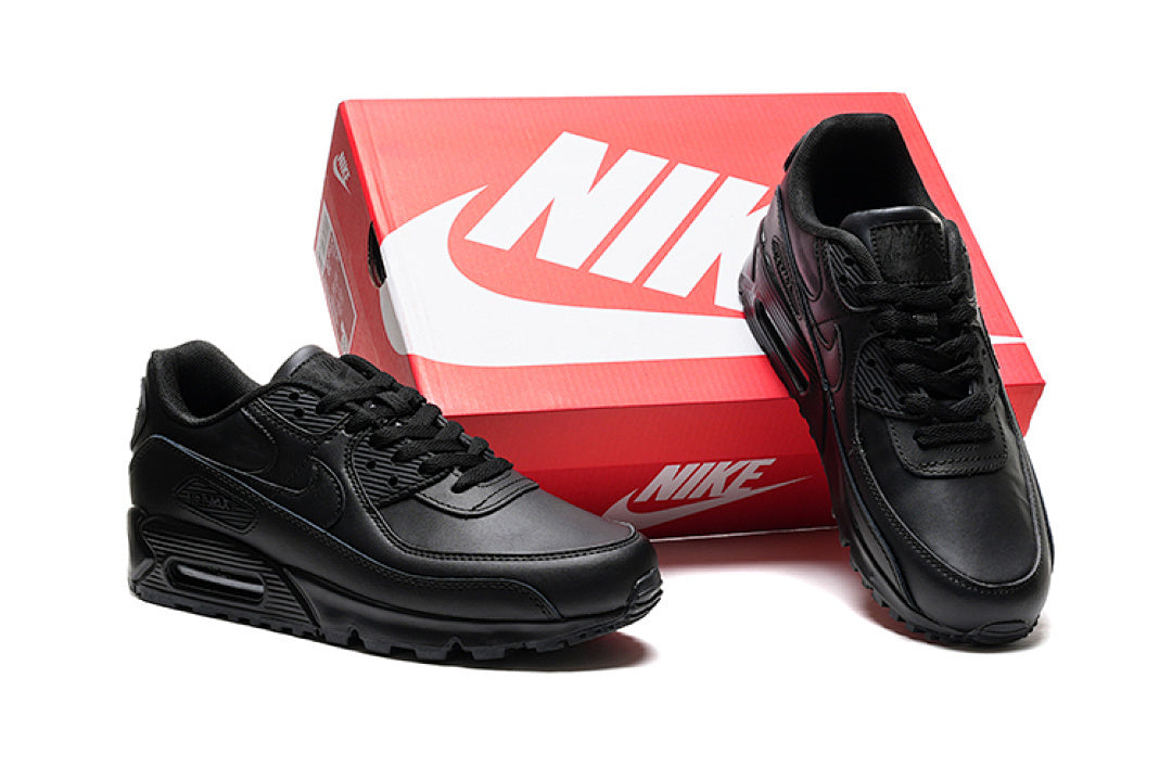 Nike Air Max 90 Leather "Triple Black"