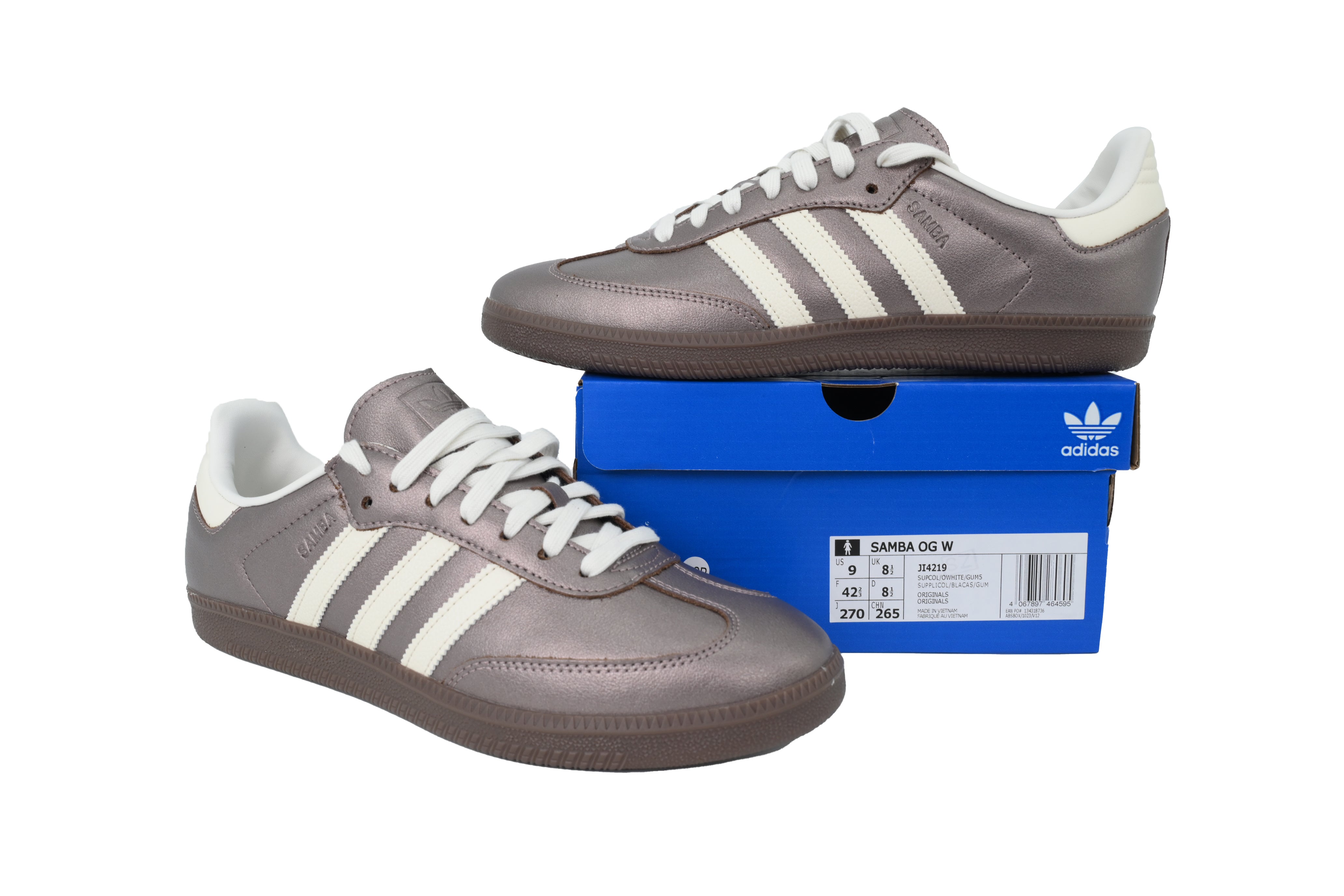 adidas Samba OG Metallic Purple White Women's